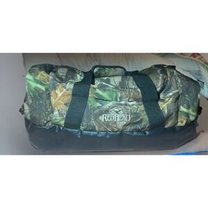Vintage Camp Bag 90s Premium Redhead Hunting Bag RealTree EUC Waterproof 24x12